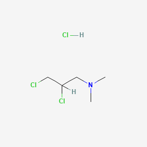 molecular formula C5H12Cl3N B3352775 1,2-Dichloro-3-(dimethylamino)propane hydrochloride CAS No. 50786-84-0