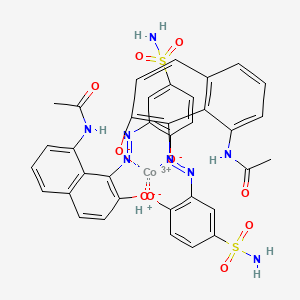 molecular formula C36H29CoN8O10S2 B3352800 Acid Blue 171 CAS No. 51053-44-2