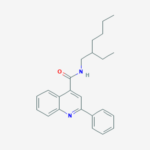 molecular formula C24H28N2O B335281 N-(2-ethylhexyl)-2-phenylquinoline-4-carboxamide 