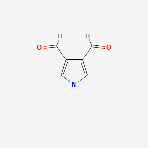 molecular formula C7H7NO2 B3352848 1-甲基-1H-吡咯-3,4-二甲醛 CAS No. 51110-65-7