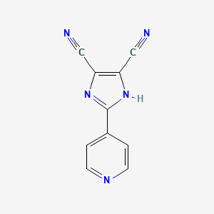 2-(Pyridin-4-yl)-1H-imidazole-4,5-dicarbonitrile