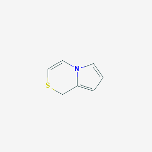 molecular formula C7H7NS B3352888 1H-pyrrolo[2,1-c][1,4]thiazine CAS No. 51568-37-7