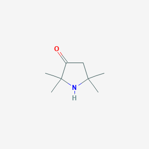 molecular formula C8H15NO B3352904 2,2,5,5-Tetramethylpyrrolidin-3-one CAS No. 5167-85-1