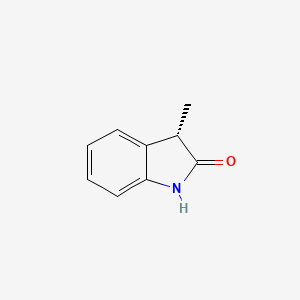 molecular formula C9H9NO B3352909 (3S)-3-methyl-1,3-dihydroindol-2-one CAS No. 51674-13-6
