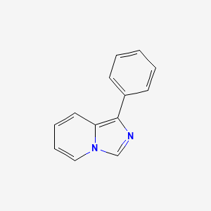 molecular formula C13H10N2 B3352977 1-苯基咪唑并[1,5-a]吡啶 CAS No. 52095-58-6
