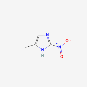 molecular formula C4H5N3O2 B3352987 5-甲基-2-硝基-1H-咪唑 CAS No. 5213-35-4