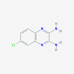 molecular formula C8H7ClN4 B3353040 6-Chloroquinoxaline-2,3-diamine CAS No. 52312-40-0