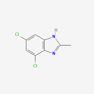 molecular formula C8H6Cl2N2 B3353044 4,6-dichloro-2-methyl-1H-benzimidazole CAS No. 5233-05-6