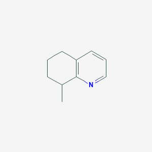 molecular formula C10H13N B3353070 8-Methyl-5,6,7,8-tetrahydroquinoline CAS No. 52601-66-8