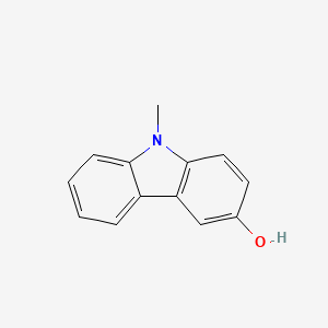 molecular formula C13H11NO B3353073 9-Methyl-9H-carbazol-3-ol CAS No. 52602-27-4