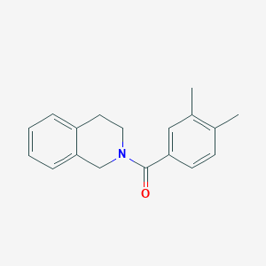 molecular formula C18H19NO B335309 3,4-dihydroisoquinolin-2(1H)-yl(3,4-dimethylphenyl)methanone 