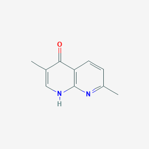 molecular formula C10H10N2O B3353140 3,7-Dimethyl-1,8-naphthyridin-4(1H)-one CAS No. 53052-49-6