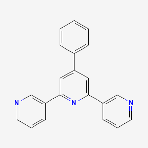 molecular formula C21H15N3 B3353173 4'-Phenyl-3,2':6',3''-terpyridine CAS No. 5333-11-9