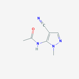 n-(4-Cyano-1-methyl-1h-pyrazol-5-yl)acetamide