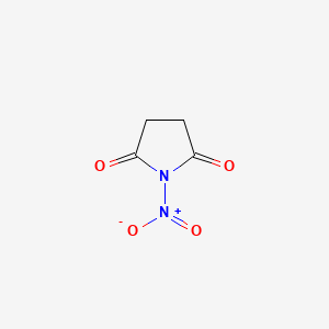 molecular formula C4H4N2O4 B3353192 1-Nitro-2,5-pyrrolidine-dione CAS No. 5336-95-8