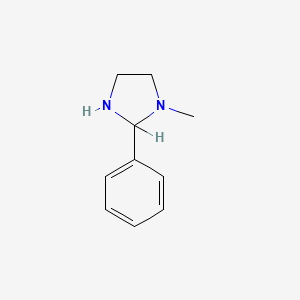 molecular formula C10H14N2 B3353205 1-Methyl-2-phenylimidazolidine CAS No. 53370-26-6