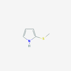 molecular formula C5H7NS B3353210 2-methylsulfanyl-1H-pyrrole CAS No. 53391-61-0