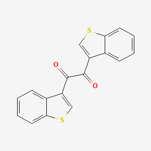 molecular formula C18H10O2S2 B3353269 1,2-Bis(benzo[b]thien-3-yl)ethanedione CAS No. 5381-27-1