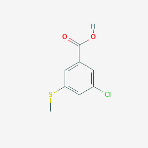 molecular formula C8H7ClO2S B3353314 3-氯-5-(甲硫基)苯甲酸 CAS No. 53985-46-9