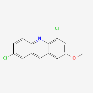 molecular formula C14H9Cl2NO B3353355 4,7-Dichloro-2-methoxyacridine CAS No. 5423-96-1