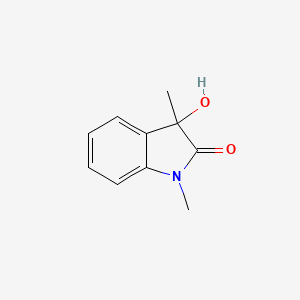 molecular formula C10H11NO2 B3353370 1,3-二甲基-3-羟基氧吲哚 CAS No. 54279-13-9