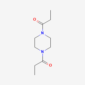 molecular formula C10H18N2O2 B3353388 1,4-Dipropionylpiperazine CAS No. 5436-89-5