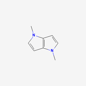 molecular formula C8H10N2 B3353475 1,4-Dimethyl-1,4-dihydropyrrolo[3,2-b]pyrrole CAS No. 54724-95-7