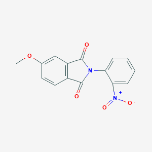 molecular formula C15H10N2O5 B335348 2-{2-nitrophenyl}-5-methoxy-1H-isoindole-1,3(2H)-dione 