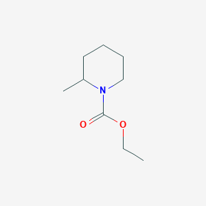 molecular formula C9H17NO2 B3353505 Ethyl 2-methylpiperidine-1-carboxylate CAS No. 54915-66-1