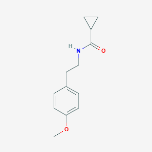 molecular formula C13H17NO2 B335352 N-[2-(4-methoxyphenyl)ethyl]cyclopropanecarboxamide 