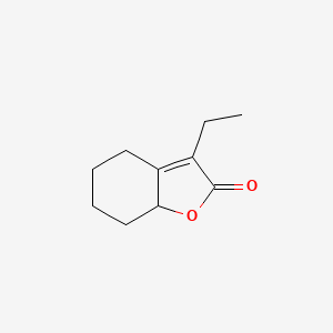 2(4H)-Benzofuranone, 3-ethyl-5,6,7,7a-tetrahydro-