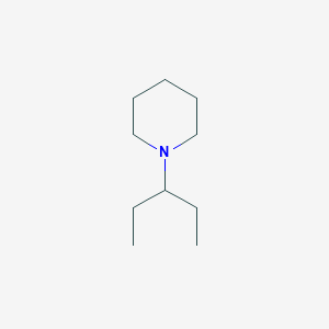 molecular formula C10H21N B3353545 N-(pentan-3-yl)piperidine CAS No. 55275-24-6