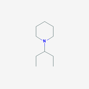 molecular formula C10H21N B3353545 N-(戊-3-基)哌啶 CAS No. 55275-24-6