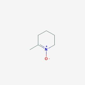 molecular formula C6H11NO B3353562 6-Methyl-1-oxido-2,3,4,5-tetrahydropyridin-1-ium CAS No. 55386-67-9