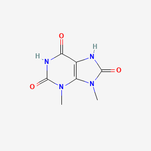 molecular formula C7H8N4O3 B3353567 7,9-Dihydro-3,9-dimethyl-1H-purine-2,6,8(3H)-trione CAS No. 55441-63-9