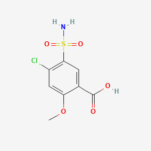 4-Chloro-2-methoxy-5-sulfamoylbenzoic acid