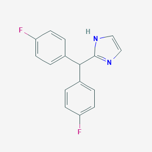 molecular formula C16H12F2N2 B033536 2-[bis(4-fluorophenyl)methyl]-1H-imidazole CAS No. 103678-80-4