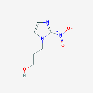 molecular formula C6H9N3O3 B3353602 1H-Imidazole-1-propanol, 2-nitro- CAS No. 55620-55-8