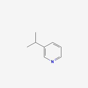 molecular formula C8H11N B3353645 (S)-3-(Isopropyl)pyridine CAS No. 55740-80-2