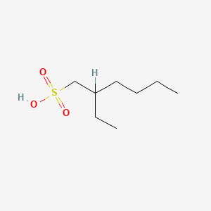 molecular formula C8H18O3S B3353675 1-Hexanesulfonic acid, 2-ethyl- CAS No. 56008-29-8