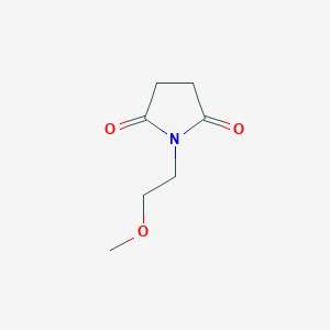 molecular formula C7H11NO3 B3353684 2,5-Pyrrolidinedione, 1-(2-methoxyethyl)- CAS No. 56058-13-0