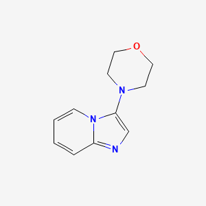 Imidazo[1,2-a]pyridine, 3-(4-morpholinyl)-