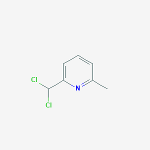 molecular formula C7H7Cl2N B3353793 2-(二氯甲基)-6-甲基吡啶 CAS No. 56533-57-4