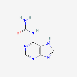 B3353799 Urea, N-9H-purin-6-yl- CAS No. 5657-36-3