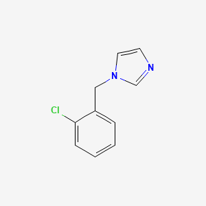molecular formula C10H9ClN2 B3353816 1-(2-Chlorobenzyl)-1H-imidazole CAS No. 56643-69-7