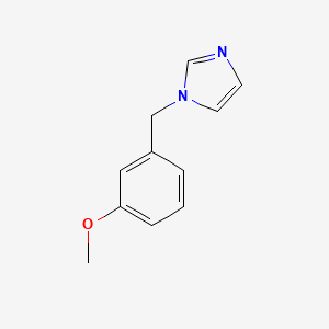 molecular formula C11H12N2O B3353825 1-(3-methoxy-benzyl)-1H-imidazole CAS No. 56643-94-8