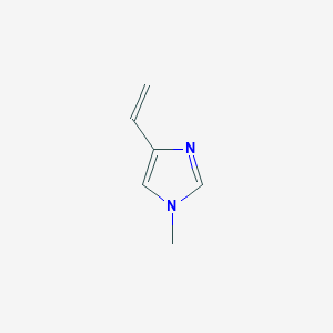 molecular formula C6H8N2 B3353834 1H-Imidazole, 4-ethenyl-1-methyl- CAS No. 56662-94-3