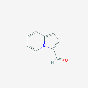 molecular formula C9H7NO B3353835 3-Indolizinecarboxaldehyde CAS No. 56671-63-7