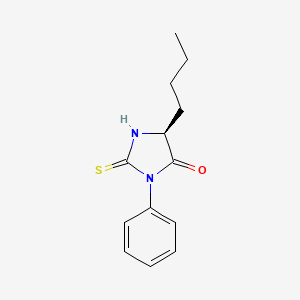 (5S)-5-Butyl-3-phenyl-2-sulfanylideneimidazolidin-4-one