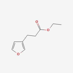 molecular formula C9H12O3 B3353872 Ethyl furan-3-propionate CAS No. 56859-91-7
